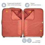 DELSEY PARIS Chatelet Air 2.0 Hardside Luggage with Spinner Wheels, Angora, Checked - Large 28 Inch