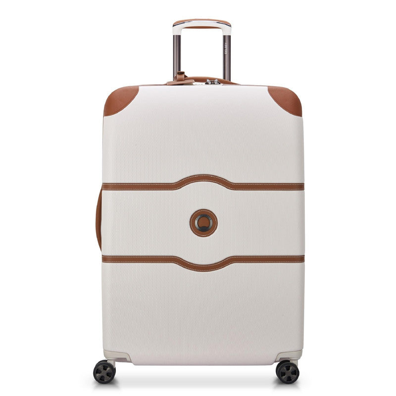 DELSEY PARIS Chatelet Air 2.0 Hardside Luggage with Spinner Wheels, Angora, Checked - Large 28 Inch