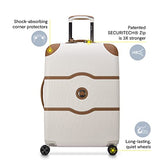 DELSEY PARIS Chatelet Air 2.0 Hardside Luggage with Spinner Wheels, Blush Pink, Carry on Plus 20 Inch