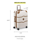DELSEY PARIS Chatelet Air 2.0 Hardside Luggage with Spinner Wheels, Chocolate Brown, 3 Piece Set, (19/24/28)
