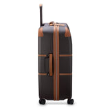 DELSEY PARIS Chatelet Air 2.0 Hardside Luggage with Spinner Wheels, Chocolate Brown, Checked - Large 28 Inch