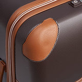 DELSEY PARIS Chatelet Air 2.0 Hardside Luggage with Spinner Wheels, Chocolate Brown, Checked - Large 28 Inch