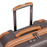 DELSEY PARIS Chatelet Air 2.0 Hardside Luggage with Spinner Wheels, Chocolate Brown, Checked - Large 28 Inch