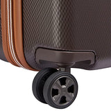 DELSEY PARIS Chatelet Air 2.0 Hardside Luggage with Spinner Wheels, Chocolate Brown, Checked - Large 28 Inch