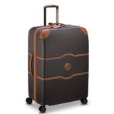 DELSEY PARIS Chatelet Air 2.0 Hardside Luggage with Spinner Wheels, Chocolate Brown, Checked - Large 28 Inch