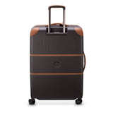 DELSEY PARIS Chatelet Air 2.0 Hardside Luggage with Spinner Wheels, Chocolate Brown, Checked - Large 28 Inch