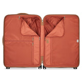DELSEY PARIS Chatelet Air 2.0 Hardside Luggage with Spinner Wheels, Chocolate Brown, Checked - Large 28 Inch