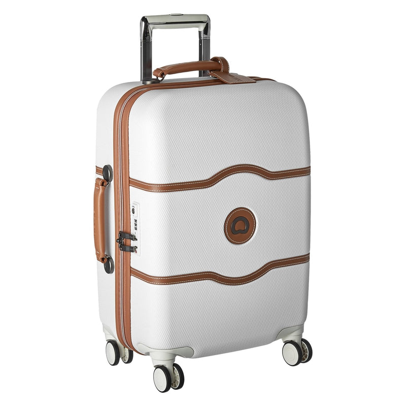 DELSEY PARIS Chatelet Hard+ Hardside Luggage with Spinner Wheels, Angora, Carry - on 21 Inch