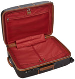 DELSEY PARIS Chatelet Hard+ Hardside Luggage with Spinner Wheels, Chocolate Brown, Checked - Medium 24 Inch