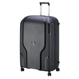 DELSEY PARIS Clavel Hardside Expandable Luggage with Spinner Wheels, Black, Checked - Large 30 Inch
