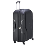 DELSEY PARIS Clavel Hardside Expandable Luggage with Spinner Wheels, Black, Checked - Large 30 Inch