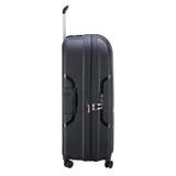 DELSEY PARIS Clavel Hardside Expandable Luggage with Spinner Wheels, Black, Checked - Large 30 Inch