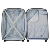 DELSEY PARIS Clavel Hardside Expandable Luggage with Spinner Wheels, Black, Checked - Large 30 Inch