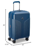 DELSEY PARIS Comete 3.0 Hardside Expandable Luggage with Spinner Wheels, Blue, 3 - Piece Set (20/24/28)