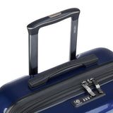 DELSEY PARIS Cruise 3.0 Hardside Expandable Luggage with Spinner Wheels, Deep Sea Navy, Checked - Medium 24 Inch