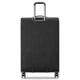DELSEY PARIS Cruise 3.0 Softside Expandable Luggage with Spinner Wheels, Black, Checked - Large 28 Inch