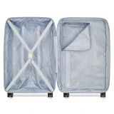 DELSEY Paris Dune Hardside Expandable Luggage with Spinner Wheels, Lunar Rock, Checked - Medium 25 Inch