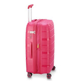 DELSEY Paris Dune Hardside Expandable Luggage with Spinner Wheels, Viva Magenta, Checked - Medium 25 Inch