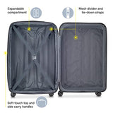 DELSEY PARIS Helium Aero, 28 Inch Checked-Large Luggage, Metallic Green