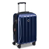 DELSEY PARIS Helium Aero Hardside Expandable Luggage with Spinner Wheels, Blue Cobalt, Carry - On Plus 21 Inch