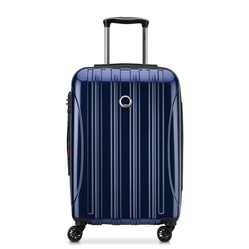 DELSEY PARIS Helium Aero Hardside Expandable Luggage with Spinner Wheels, Blue Cobalt, Carry - On Plus 21 Inch