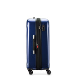 DELSEY PARIS Helium Aero Hardside Expandable Luggage with Spinner Wheels, Blue Cobalt, Checked - Medium 24 Inch
