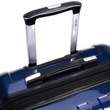 DELSEY PARIS Helium Aero Hardside Expandable Luggage with Spinner Wheels, Blue Cobalt, Checked - Medium 24 Inch