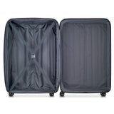 DELSEY PARIS Helium Aero Hardside Expandable Luggage with Spinner Wheels, Brick Red, Checked - Large 28 Inch