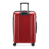 DELSEY PARIS Helium Aero Hardside Expandable Luggage with Spinner Wheels, Brick Red, Checked - Medium 24 Inch
