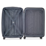 DELSEY PARIS Helium Aero Hardside Expandable Luggage with Spinner Wheels, Brushed Charcoal, Checked - Medium 24 Inch