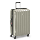 DELSEY PARIS Helium Aero Hardside Expandable Luggage with Spinner Wheels, Latte, Checked - Large 28 Inch