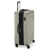 DELSEY PARIS Helium Aero Hardside Expandable Luggage with Spinner Wheels, Latte, Checked - Large 28 Inch