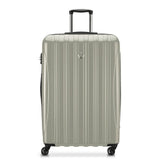 DELSEY PARIS Helium Aero Hardside Expandable Luggage with Spinner Wheels, Latte, Checked-Large 28 Inch