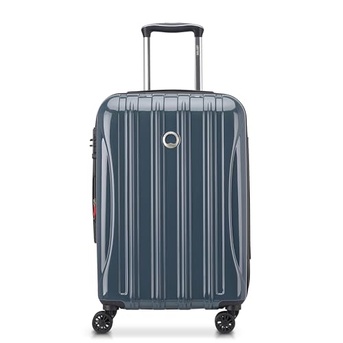 DELSEY PARIS Helium Aero Hardside Expandable Luggage with Spinner Wheels, Orion Blue, Carry-On Plus 21 Inch