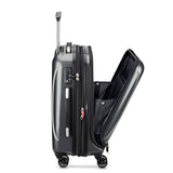 DELSEY PARIS Helium Aero Hardside Expandable Luggage with Spinner Wheels, Titanium, Carry - On 19 Inch