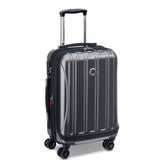 DELSEY PARIS Helium Aero Hardside Expandable Luggage with Spinner Wheels, Titanium, Carry - On 19 Inch