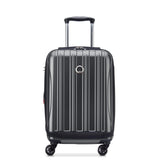 DELSEY PARIS Helium Aero Hardside Expandable Luggage with Spinner Wheels, Titanium, Carry-On 19 Inch
