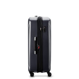 DELSEY PARIS Helium Aero Hardside Expandable Luggage with Spinner Wheels, Titanium, Checked - Large 28 Inch