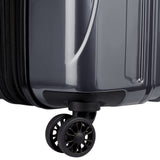 DELSEY PARIS Helium Aero Hardside Expandable Luggage with Spinner Wheels, Titanium, Checked - Medium 24 Inch