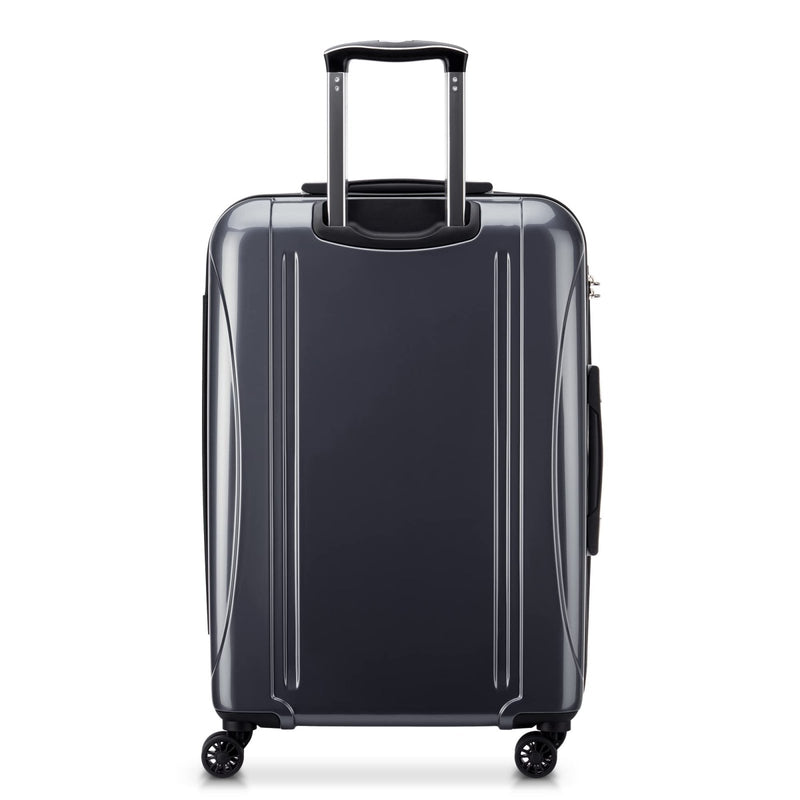 DELSEY PARIS Helium Aero Hardside Expandable Luggage with Spinner Wheels, Titanium, Checked - Medium 24 Inch