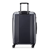 DELSEY PARIS Helium Aero Hardside Expandable Luggage with Spinner Wheels, Titanium, Checked - Medium 24 Inch
