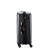 DELSEY PARIS Helium Aero Hardside Expandable Luggage with Spinner Wheels, Titanium, Checked - Medium 24 Inch