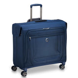 DELSEY PARIS Helium DLX Rolling Garment Bag with Spinner Wheels, Navy Blue