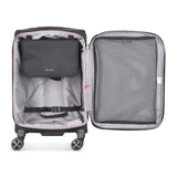 DELSEY PARIS Helium DLX Softside Expandable Luggage with Spinner Wheels, Black, Carry on 20 Inch