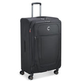DELSEY PARIS Helium DLX Softside Expandable Luggage with Spinner Wheels, Black, Checked - Large 29 Inch