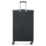 DELSEY PARIS Helium DLX Softside Expandable Luggage with Spinner Wheels, Black, Checked - Large 29 Inch