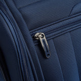 DELSEY PARIS Helium DLX Softside Luggage Under - Seater with 2 Wheels, Navy Blue, Carry on 16 Inch