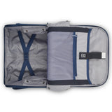 DELSEY PARIS Helium DLX Softside Luggage Under - Seater with 2 Wheels, Navy Blue, Carry on 16 Inch