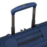 DELSEY PARIS Helium DLX Softside Luggage Under - Seater with 2 Wheels, Navy Blue, Carry on 16 Inch