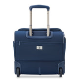 DELSEY PARIS Helium DLX Softside Luggage Under - Seater with 2 Wheels, Navy Blue, Carry on 16 Inch